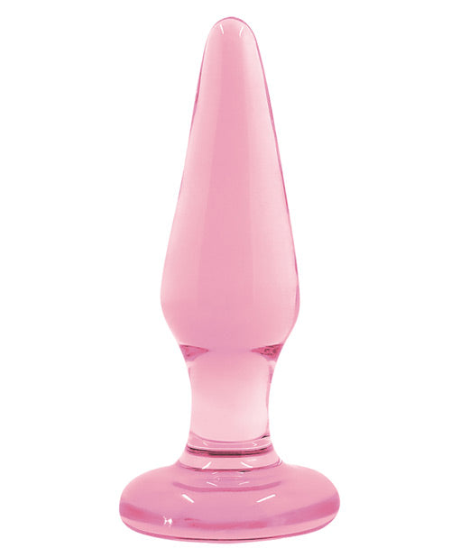 Crystal Glass Tapered Butt Plug