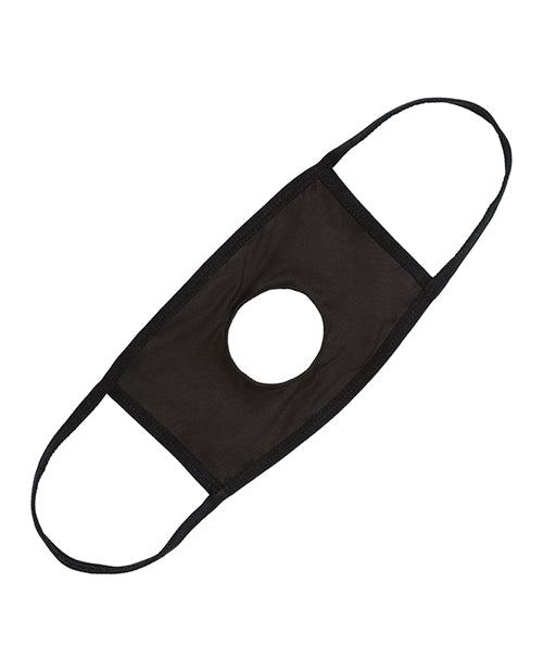 Foreplay Accessories Bj 69 Open Mouth Mask - Black