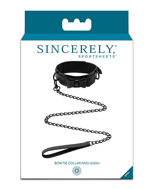 Sincerely Bow Tie Collar Leash